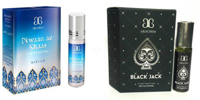 

Arochem Deewan ae khas Black Jack Combo Floral Attar(Floral)