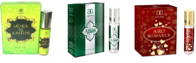 

Arochem Aro romance Azaan Mahek Ae Kasturi Combo Floral Attar(Fruity)