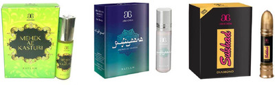 

Arochem Sufiyaana Sukhad Mahek Ae Kasturi Combo Floral Attar(Musk)