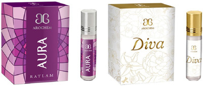 

Arochem Diva Aura Combo Floral Attar(Floral)
