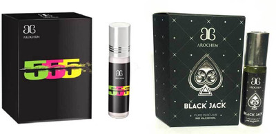 

Arochem 555 Black Jack Combo Floral Attar(White Lotus)
