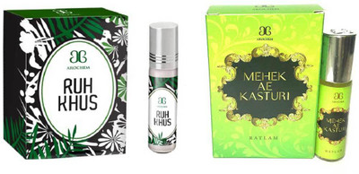 

Arochem Ruh khus Mahek Ae Kasturi Combo Floral Attar(Musk)