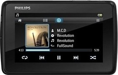 

Philips GoGear Tapp 8 GB MP3 Player(Black, 4.3 Display)