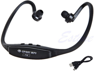 

Wonder World ™ Muscle Boost™ Running Sport Gym Wireless Headphone Headset Earphone Music FM Radio 2 GB MP3 Player(Black, 0 Display)
