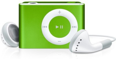 

PTCMart HQ Metallic Body Shuffle Design MP3 Player(Green, 0 Display)