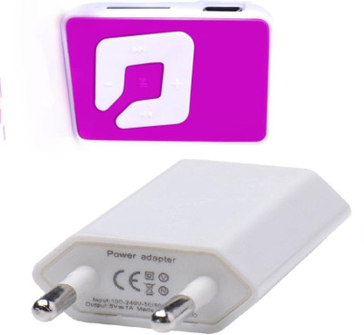 

Microvelox Combo pack of mp3 player small with wall charger MP3 Player(Multicolor, 0 Display)