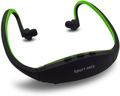 

Wonder World ™ BlitzWolf™ 666 Wireless Headphones Sport Music Support Micro SD/TF Card FM Radio for Gym Running 8 GB MP3 Player(Green, 0 Display)