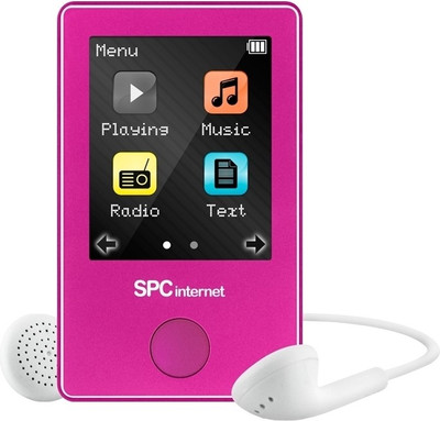 

SPC Internet 8274P 16 GB MP3 Player(Pink, 1.8 inch Display)