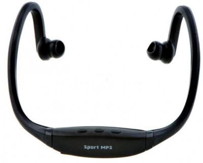 

Wonder World ™ Stemina 365™ Wireless Headphones Sport Music Support Micro SD/TF Card FM Radio for Gym Running 32 GB MP3 Player(Black, 0 Display)