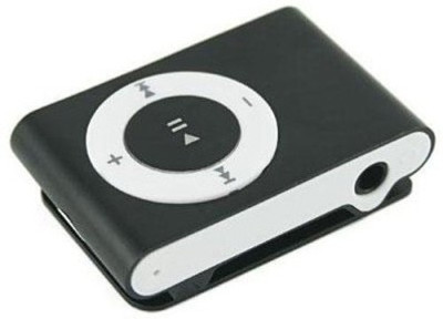 

PTCMart HQ Metallic Body Shuffle Design MP3 Player(Black, 0 Display)