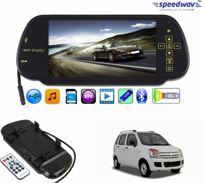 

Speedwav 1 7 inch Rear View Mirror Screen, 1 Bluetooth,USB,SDCard-MarutiWagonR Combo
