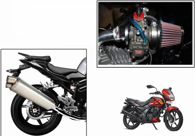 

Speedwav 1 Two End Exhaust, 1 HP Bike Air Filter 42mm-TVS Flame SR125 Combo