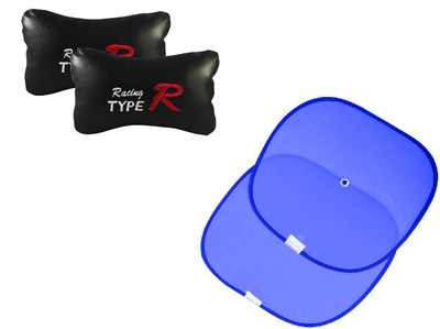 

Auto Car Winner 1 Pair of Car Cushion, Car Sun shades(set of 4) Combo