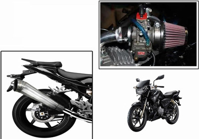 

Speedwav 1 Bigul Bike Exhaust, 1 HP Bike Air Filter 42mm-TVS Appache RTR 180 Combo