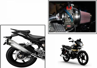 

Speedwav 1 Bigul Bike Exhaust, 1 HP Bike Air Filter 42mm-Mahindra Centuro Combo