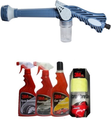 

Speedwav 1 Speedwav EZ 8in1 Car Pressure Washing Cannon & Shampoo Mixer, 1 3M Care Kit-Small Combo