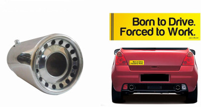 

Speedwav 1 Bumper Sticker, 1 Car Exhaust Combo