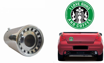 

Speedwav 1 Bumper Sticker, 1 Car Exhaust Combo