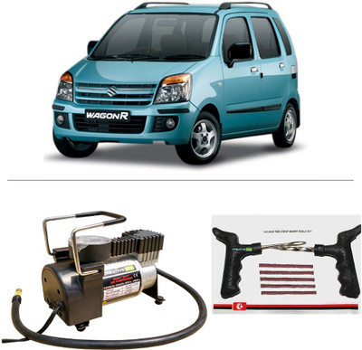 

Creative Via AutoCut-OFF Premium Metal Air Compressor With Tyre Punture Repair Kit For Maruti Suzuki Old WagonR Combo