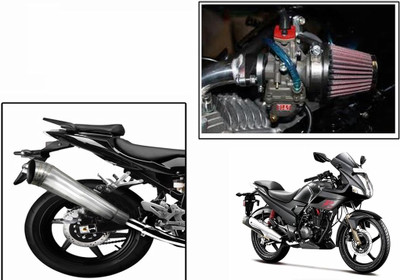 

Speedwav 1 Bigul Bike Exhaust, 1 HP Bike Air Filter 42mm-Hero Karizma R Combo