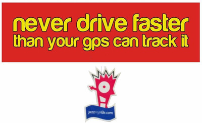 

Speedwav 1 Combo Of Car Bumper Sticker-NEVER DRIVE FASTER, 1 Jazzy Hanging Perfume Combo