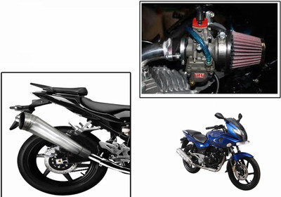 

Speedwav 1 Bigul Bike Exhaust, 1 HP Bike Air Filter 42mm-Bajaj Pulsar 220 DTS-i Combo