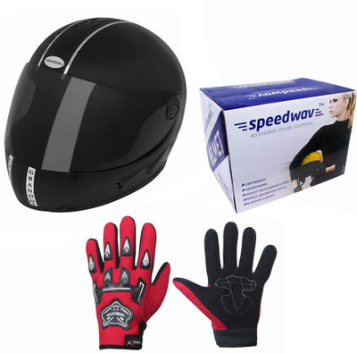 

Speedwav 1 Helmet, 1 Riding Gloves Combo