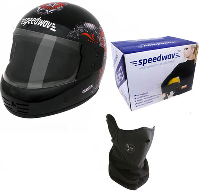 

Speedwav 1 Helmet, 1 Face Mask Combo