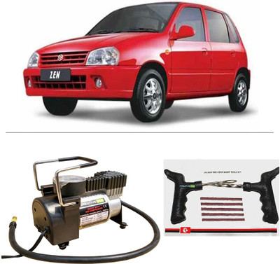

Creative Via AutoCut-OFF Premium Metal Air Compressor With Tyre Punture Repair Kit For Maruti Suzuki Zen Combo