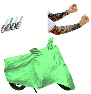 

Bull Rider 1 Bike Cover & 1 Pair of Sun Protect Arm Sleeves & 1 Set of 2 Tyre LED Light Combo
