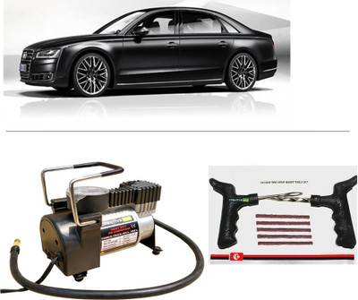 

Creative Via AutoCut-OFF Premium Metal Air Compressor With Tyre Punture Repair Kit For Audi A8L Combo