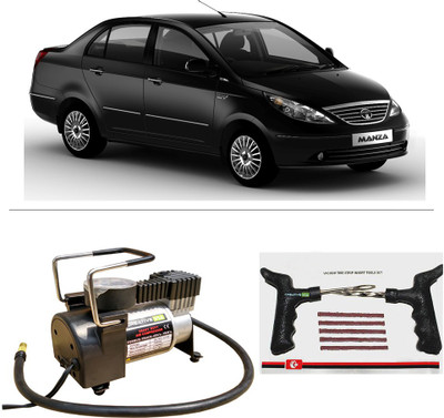 

Creative Via AutoCut-OFF Premium Metal Air Compressor With Tyre Punture Repair Kit For Tata Manza Combo