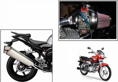 

Speedwav 1 Two End Exhaust, 1 HP Bike Air Filter 42mm-Hero Super Splendor Combo