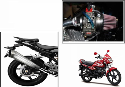 

Speedwav 1 Bigul Bike Exhaust, 1 HP Bike Air Filter 42mm-Hero Splendor NXG Combo