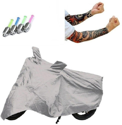 

Bull Rider 1 Bike Cover & 1 Set of Tyre LED Light & 1 Pair of Sun Protect Arm Sleeves Combo
