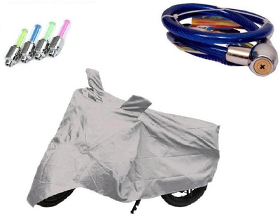 

Bull Rider 1 Bike Cover & 1 Set of Tyre LED Light & 1 Helmet Safety Lock Combo