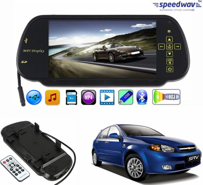 

Speedwav 1 7 inch Rear View Mirror Screen, 1 Bluetooth,USB,SDCard-ChevroletSRV Combo