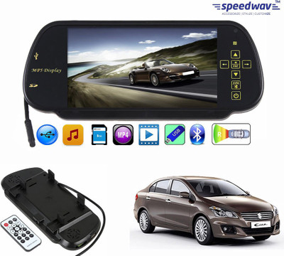 

Speedwav 1 7 inch Rear View Mirror Screen, 1 Bluetooth,USB,SDCard-FiatPuntoEvo Combo