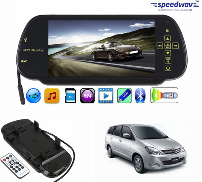 

Speedwav 1 7 inch Rear View Mirror Screen, 1 Bluetooth,USB,SDCard-ToyotaInnova Combo
