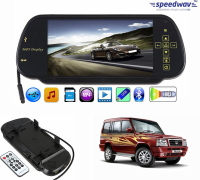 

Speedwav 1 7 inch Rear View Mirror Screen, 1 Bluetooth,USB,SDCard-TataSumo Combo