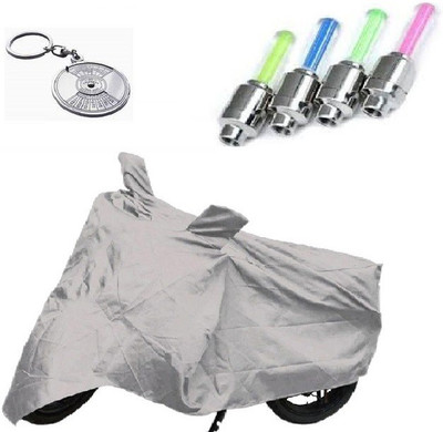 

Bull Rider 1 Bike Cover & 1 Beautiful Key Chain & 1 Set of 2 Tyre Led Light Combo