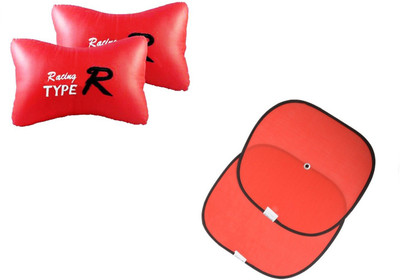

Auto Car Winner 1 Pair of Car Cushion, Car Sun shades(set of 4) Combo