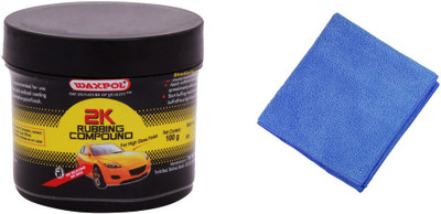 

Waxpol 1 2K Rubbing Compound 100gms, 1 Microfiber Cloth Combo