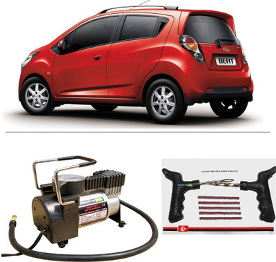 

Creative Via AutoCut-OFF Premium Metal Air Compressor With Tyre Punture Repair Kit For Chevrolet Beat Combo