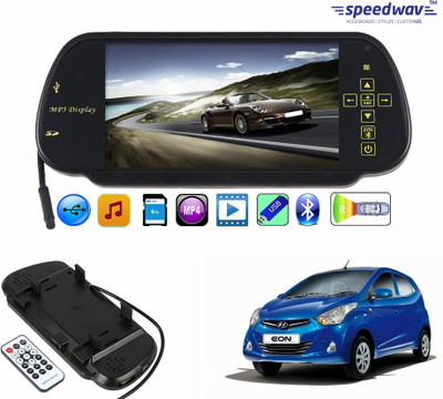 

Speedwav 1 7" Rear View Mirror Screen, 1 Bluetooth,USB,SDCard-HyundaiEon Combo