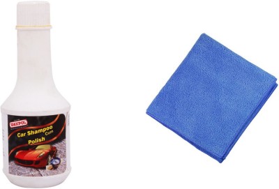 

Waxpol 1 Car Shampoo cum Polish 200ml, 1 Microfiber Cloth Combo