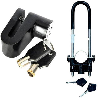 Gking 1 Disk Break Lock With 1 Wheel Lock Combo