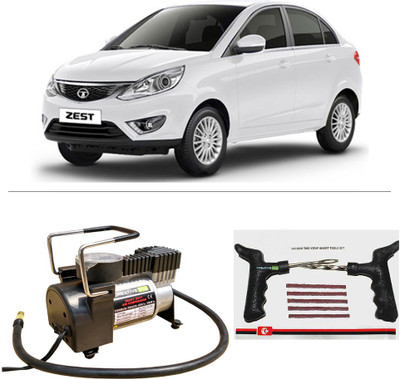 

Creative Via AutoCut-OFF Premium Metal Air Compressor With Tyre Punture Repair Kit For Tata Zest Combo