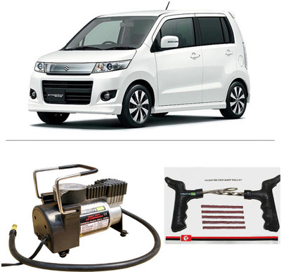 

Creative Via AutoCut-OFF Premium Metal Air Compressor With Tyre Punture Repair Kit For Maruti Suzuki Wagonr Stingray Combo