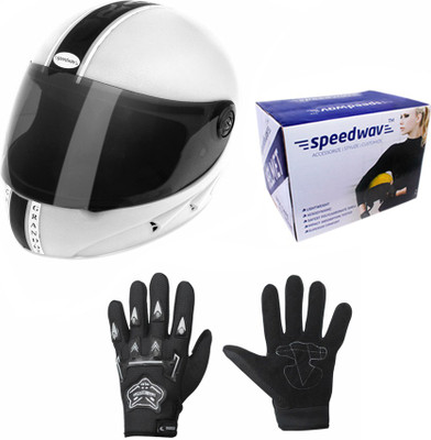 

Speedwav 1 Helmet, 1 Riding Gloves Combo